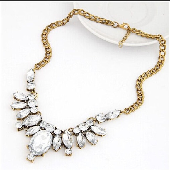 💎Luxury Crystal Rhinestone Necklace💎🎀 - Picture 3 of 4