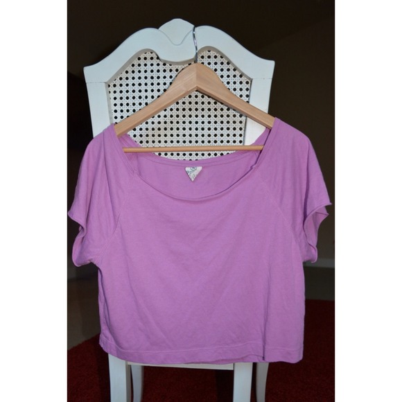 Light purple crop top from Pink