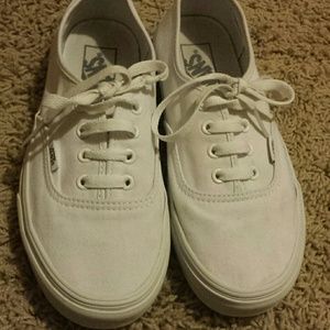White Classic vans