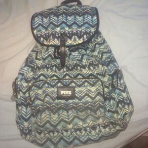 Victoria's Secret PINK chevon backpack
