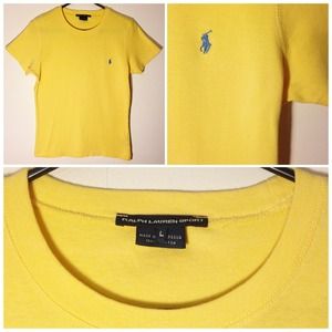 Yellow Ralph Lauren Sport T-Shirt