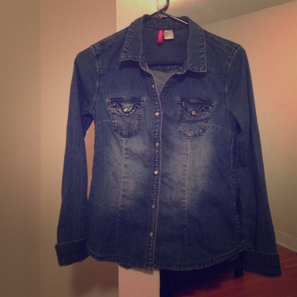H&M denim top