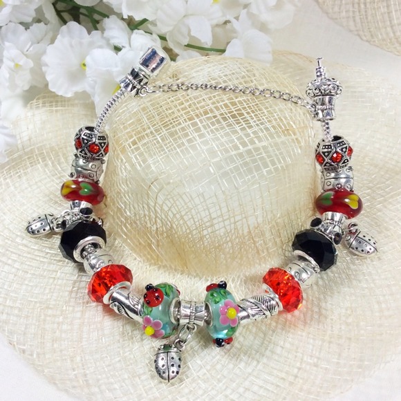 Lady Bug Bracelet - Picture 2 of 2