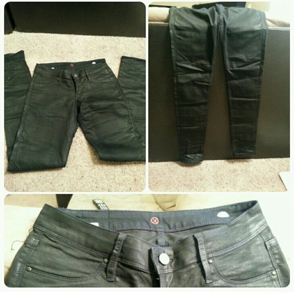 Sinclair Black shine denim