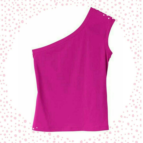 Fun One shoulder tee by Kate Spade!
