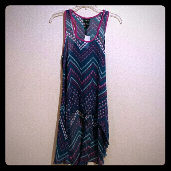 Eye Catching High Low Racerback Top