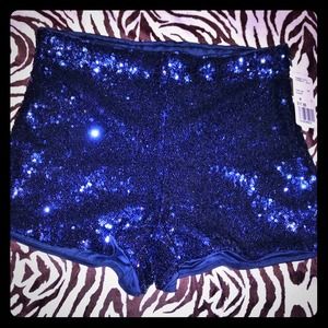 Midnight blue forever 21 sequence shorts