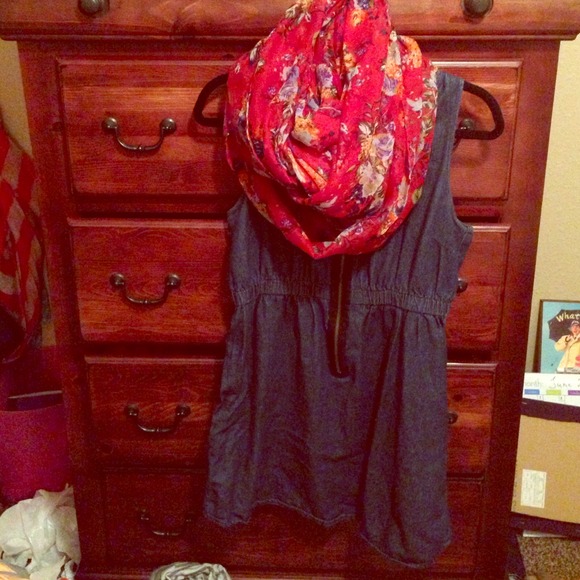 Denim Tank Shirt/Dress