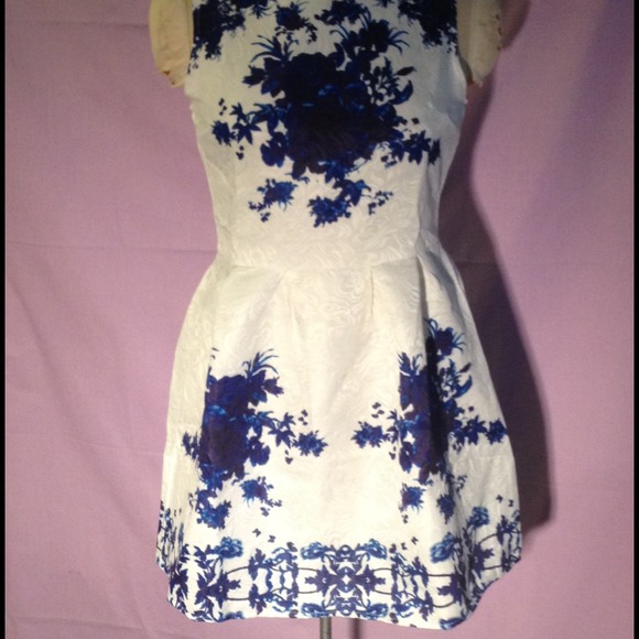 Sleeveless Vintage Style Floral Pattern hold - Picture 4 of 4