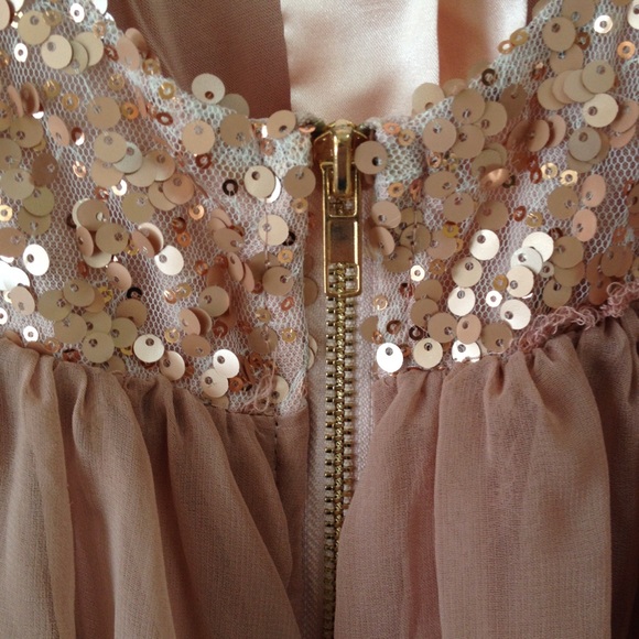 NEW Dusty Rose Sequin Dress! 🌸 - Picture 3 of 4