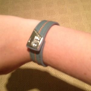 BCBG leather bracelet