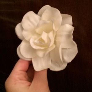 Gardenia Flower Hair Clip