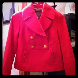 Jcrew coat brand new. Wore one time i guess.