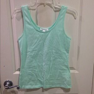 SOLD Mint stretchy tank top