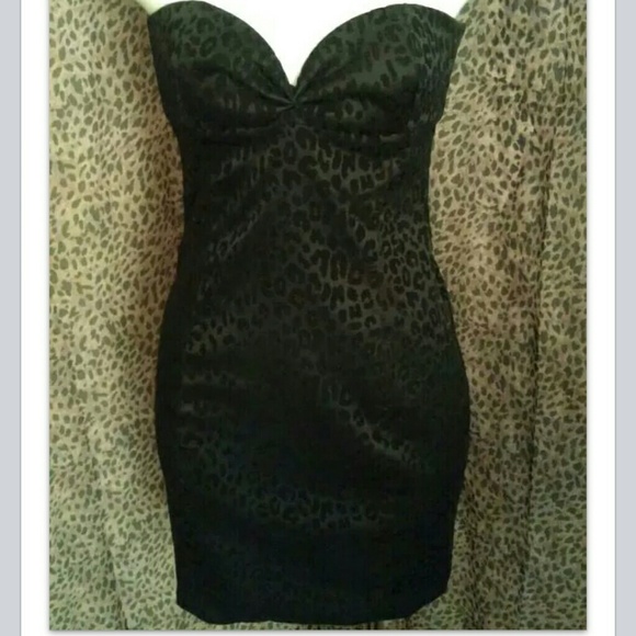 Cheetah suede print dress