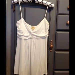 Ella Moss flowy white knotted spaghetti strap