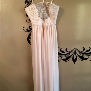 ✨Great Gatsby Light Pink Chiffon Gown✨