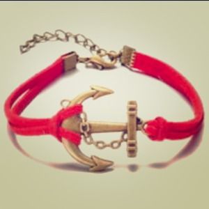 Red Anchor bracelet ✨