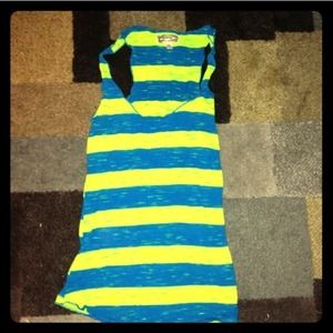 PacSun Neon Stripe Tank