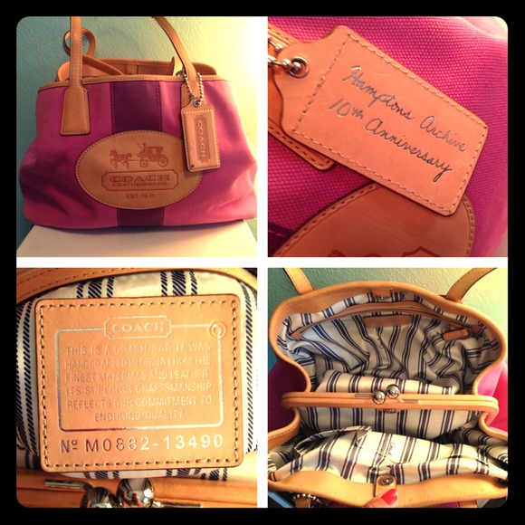 10th Annniversary Limited Edition Coach bag!