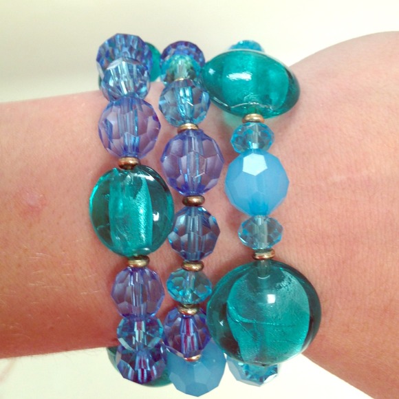 NWOT Costume Bracelet set with earrings