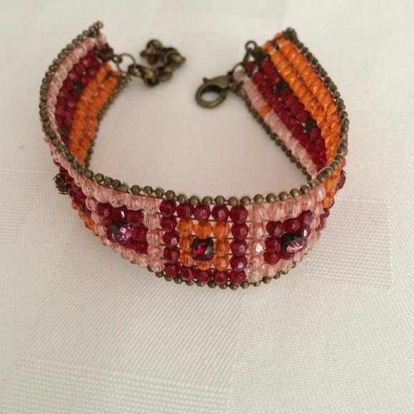 Indian-inspired beaded bracelet