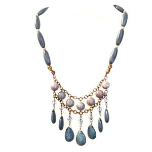 UO turquoise statement necklace