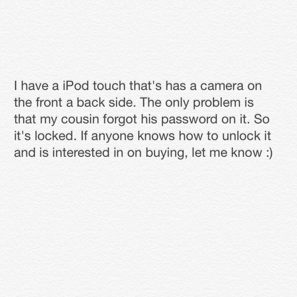 ❌Sold❌ iPod touch - Picture 1 of 1