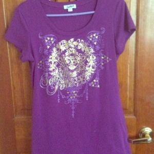 Purple south pole t shirt