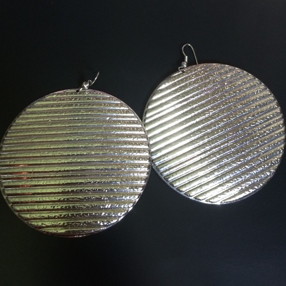 Silver earrings