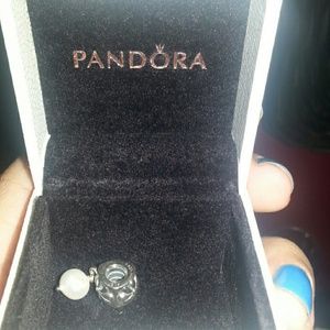Flower and pearl Pandora Charm