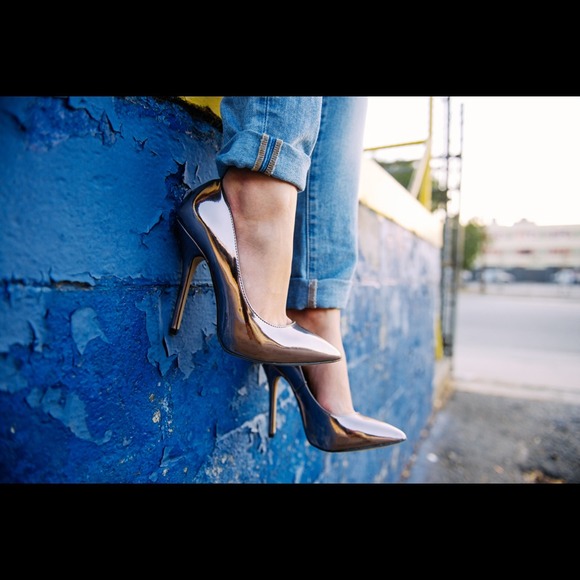 Steve Madden Darrt Pump Gun Metal SEXY