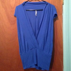 Blue tunic shirt