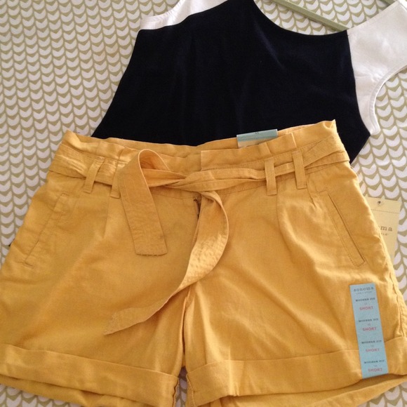 Yellow shorts