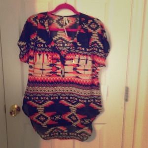 Tribal print shirt