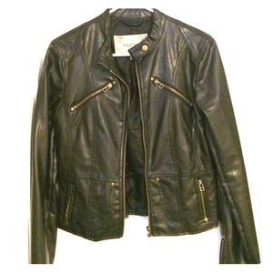 Poetry leather jacket