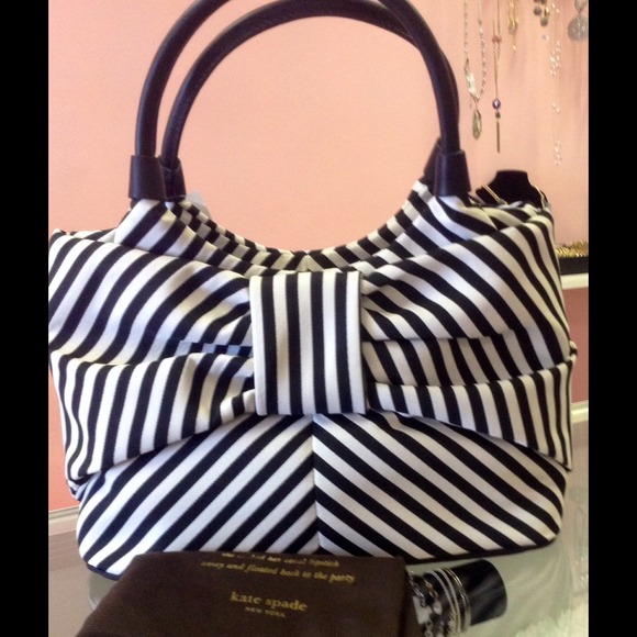 Nwt  Kate Spade Seaside Stripe Tote