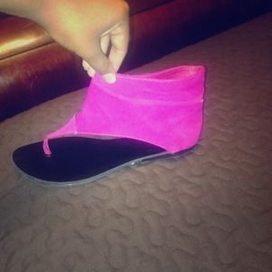 Pretty pink sandals on SALE