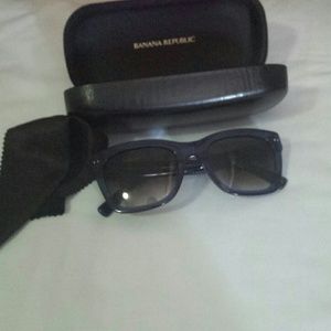 Dark navy frame Banana Republic sunglasses