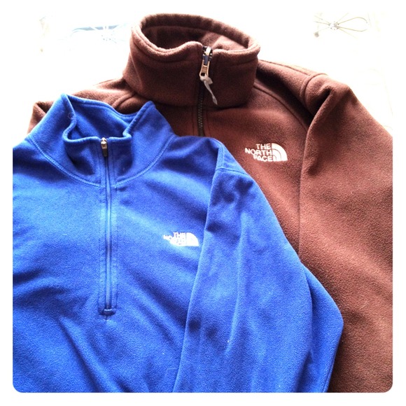 North Face Khumbu fleece jacket fleece zip shirt