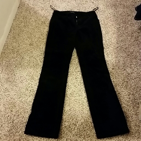 Ideology black velvety pants