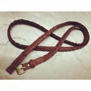 H&M braided brown belt