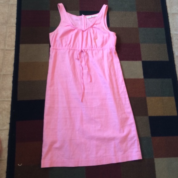 Pink Linen Tommy Hilfiger Dresss