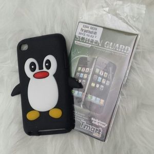 iPod Touch 4g Penguin Case & Screen Protector