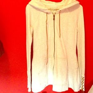 Free People Light Grey / Beige Long Sweatshirt