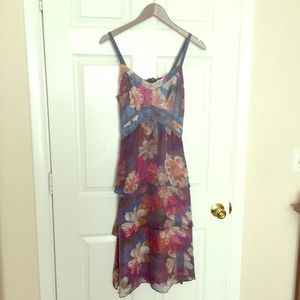 💥price reduced💥Silk floral dress.