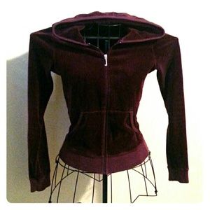 Maroon Juicy Couture Jacket