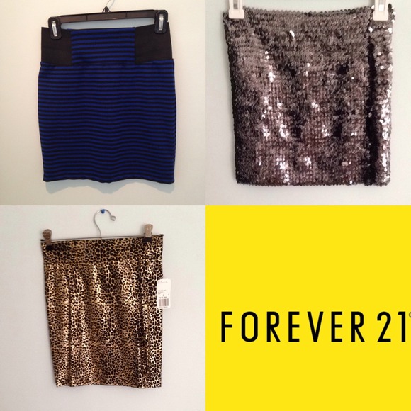 3 for $15 forever 21 miniskirts!