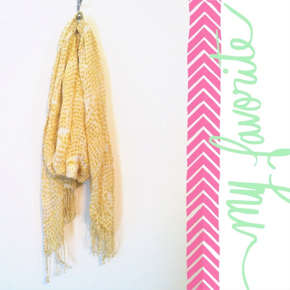 Long Yellow Scarf