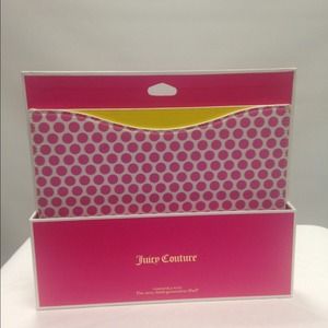 Juicy Couture polkadotted iPad case